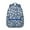 Blue-22, variant on "Cheerful Flowers Themed Backpack - Water-Resistant School Bag with Organizer Compartments, Beautiful Sunflower Print, Padded Back Support"