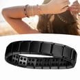 thumbnail image 5 of Pulsera de acero de titanio negro para el cuidado de la salud, pulsera clásica de acero de titanio con iones negativos ajustables para mujeres y hombres, 5 of 5