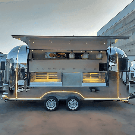 BELYOO Stainless Steel Commercial Catering Cart | Heavy-Duty Outdoor Food Service Equipment