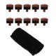 thumbnail image 1 of 10pcs 12MM Tornillos en Consejos de Palo de Billar de Reparación de Reemplazo de Snooker+Limpiador de Palo de Billar Sunnimix Tornillo-en las extremidades de la charla de la piscina, 1 of 8