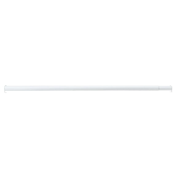 Knape & Vogt Adjustable Closet Rod RP0021-48/72 - Extends 48" to 72" - White — Residential Use, Standard Application