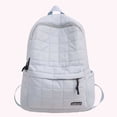 thumbnail image 4 of 2623 [Sin Colgantes] Mochilas Escolares Acolchadas Algodón para Estudiantes Estudiantes Secundaria Mochilas Gran Capacidad Mochilas (azul) Azul, 4 of 9