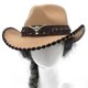 thumbnail image 4 of Western Cowboy Hat for Adult Wide Brims Cowboy Hat Elegant Music Festival Hat Masquerades BullHeads Belt Hat Headwear White, 4 of 4