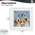 thumbnail image 4 of Stupell Industries Cottage Things Are Looking Up White Framed Print Under Glass, 16 x 16, by Kim Curinga, 4 of 8