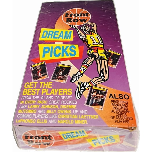 Collectible 1991-92 Front Row Dream Picks Basketball Box
