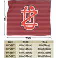 thumbnail image 3 of North Greenville University Fleece Blanket, Very Soft Microfiber Flannel Blanket for Couch Warm and Cozy for All Seasons, Black, 3 of 6