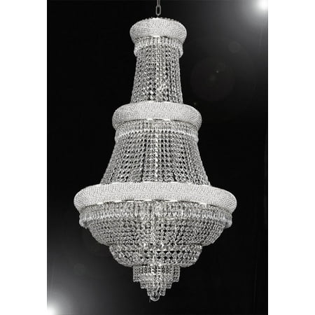 High Country Foyer Chandelier - French Empire Crystal Chandelier Perfect For An Entryway Or Foyer H50