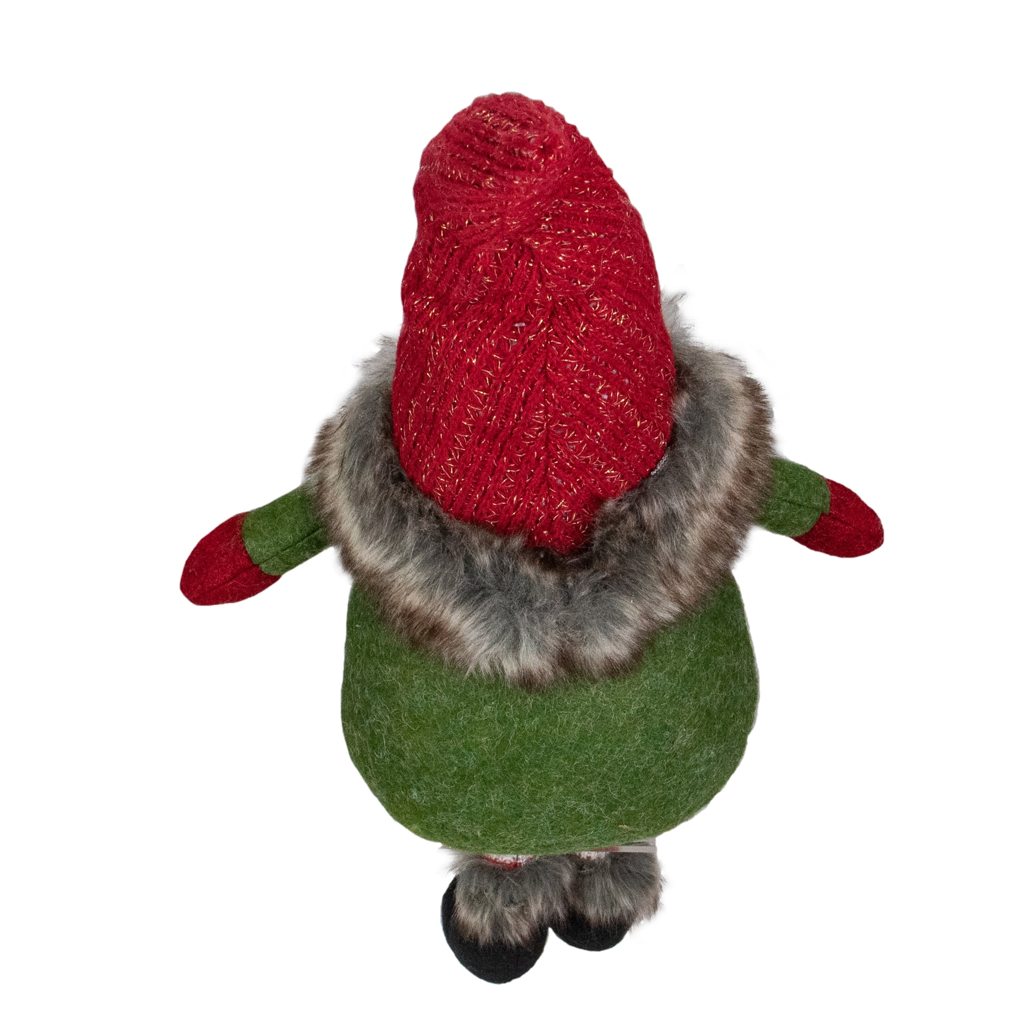 Northlight Sitting Female Gnome with Pigtails and Dangling Legs Christmas Figurine - 25"