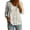A-Yellow, variant on Women Blouses 3/4 Sleeve Button Front Printed Shirt Loose Fit Lightweight Casual Tops for Four Seasons Daily Wear B-Yellow XXL