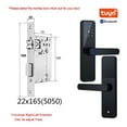 thumbnail image 2 of Door Lock, K7 Pro Biometric Fingerprint Door Lock Black Smart Lock Tuya App Remote Unlocking Password Keyless Lock Electronic Door Lock ,Easy to Install, 2 of 7