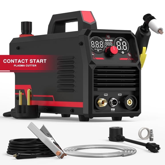 YesWelder 50 Amp Plasma Cutter with Dual Voltage and Digital Display