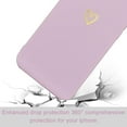 thumbnail image 5 of for iPhone 14 Plus Case Cute Slim Shockproof Phone Case with Wireless Charging Support and Protection, Purple, 5 of 14