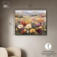 thumbnail image 4 of Wildflower Whorl Canvas Print Farmhouse Art by Art Remedy, Black Frame, 45 x 36, 4 of 6