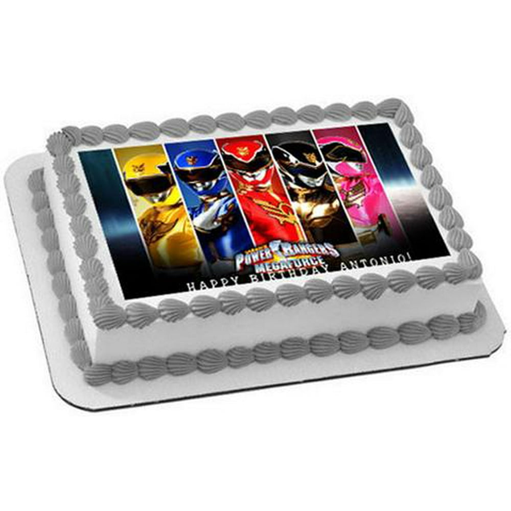 Power Rangers Image Edible Cake Toppers