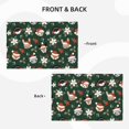 thumbnail image 4 of Placemats Set of 4 / 6, Festive Forest Friends Placemats for Dining Table Indoor/Outdoors Heat Resistant Washable Placemats 18" x 12", 4 of 8