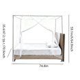 Hanging Insect Dust Proof Bed Canopy for Student Dorm, Bunk Bed, Single ...