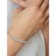 thumbnail image 4 of 14K White Gold Polished Fancy Florina Diamond 7 Inch Bracelet (Width 3) (Length 7) - Jbsp, 4 of 5