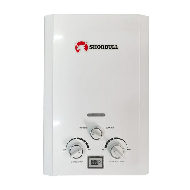 Calentador de Agua Instantáneo Shorbull 6L Ahorrador de Gas