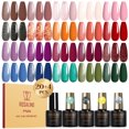 thumbnail image 1 of ROSALIND 24PCS Gel Nail Polish Set with Base and Top Coat Soak Off Nail Gel Kit Long Lasting, 1 of 10