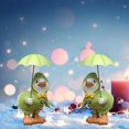 thumbnail image 4 of Duck Statue, Animal Garden Statue Resin Umbrella Raincoat Duck Ornament Collectible Figurine Duck Figurine Garden Decor Statues Figurines Ornaments fo, 4 of 5