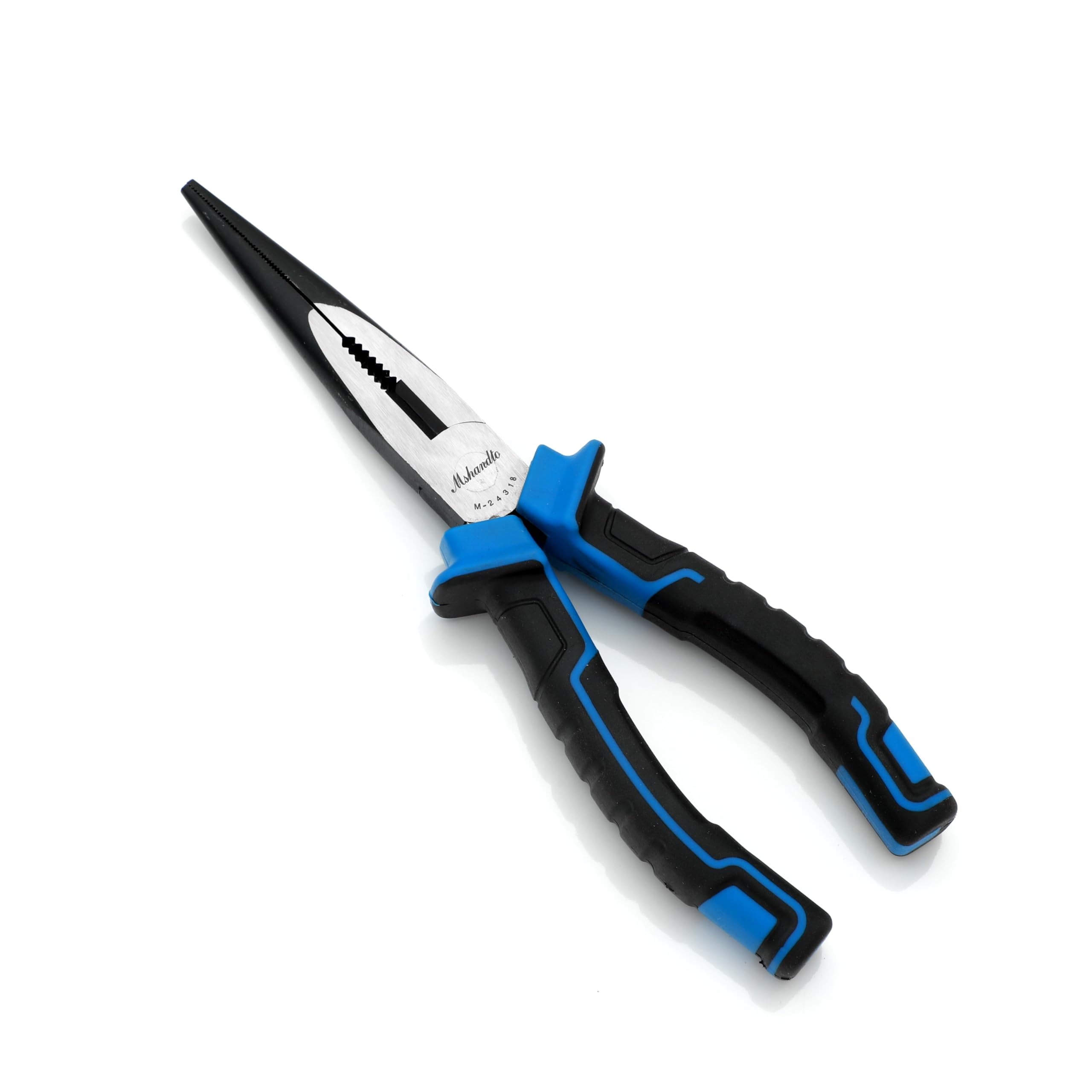 Needle Nose Pliers, 6" Long Nose Pliers for Wire Bending, High Carbon Steel Needle Nose Plier, Serrated Jaw Pliers for Jewelry Making, Electronics Repair, Object Grasping