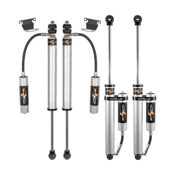 Carli Suspension CLIAS-DLVLSPKG-CS20RR-B 2.0 in. Rear 2.5 in. Lift Front & Rear Shock for 2013-2022 Ram 3500