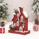 thumbnail image 4 of Casa Edificios de luces LED de Navidad, de mesa en miniatura Casa Figuras de Navidad Decoración para vacaciones, escritorio EstiloA 24x13x33cm Sunnimix Casa de pueblo, 4 of 8