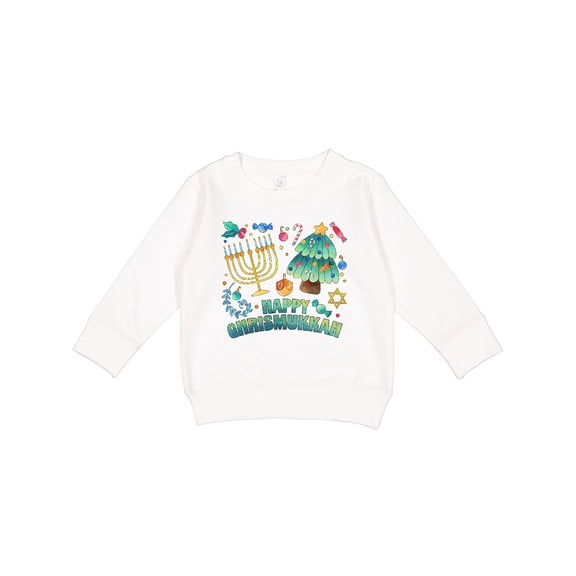 Inktastic Happy Chrismukkah Toddler Sweatshirt