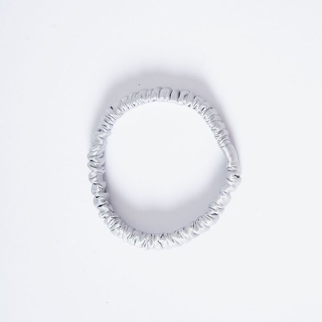 Anillo de seda para el cabello fino, temperamento, anillo elástico para el cabello Oxford de seda morera, cinturón para el cuidado del cabello multicolor