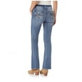 thumbnail image 5 of WallFlower Women's Legendary Bootcut Mid-Rise Insta Stretch Juniors Jeans (Standard and Plus), 5 of 6