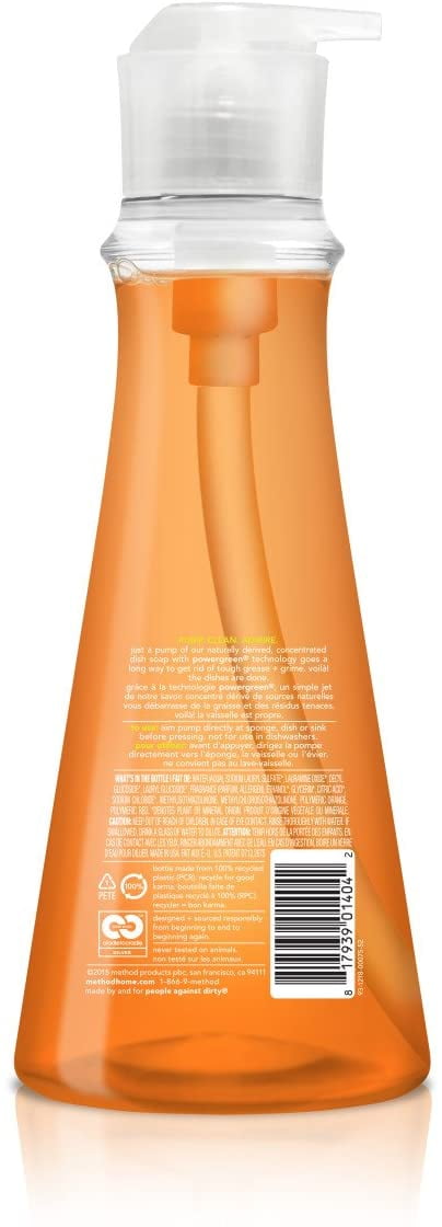 method Sparkling Liquid Dish Soap, 18 Fluid Ounce, 2 Count