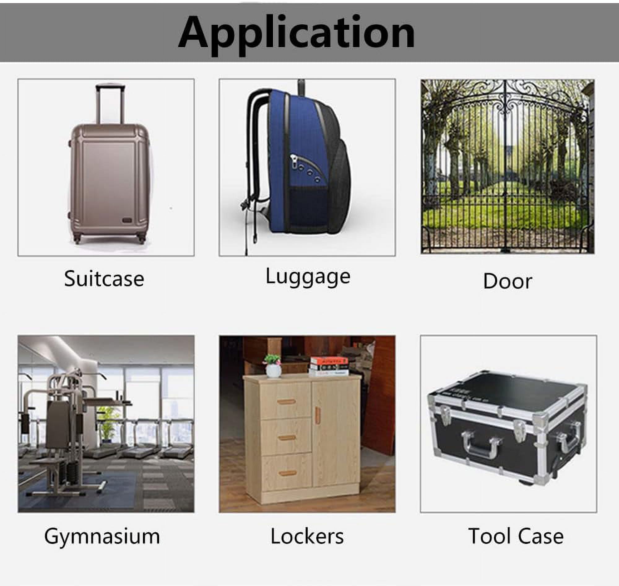 Digit Combinations Padlock Safe Cipher Lock Small Combination