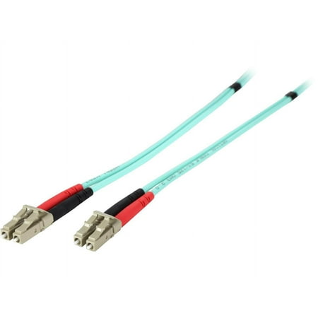 UPC: 0065030827089 | StarTech.com A50FBLCLC5 16.4 ft. Fiber Optic Cable – 10 Gb Aqua – Multimode Duplex 50/125 – LSZH – LC/LC