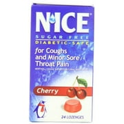 N'ICE Sugar Free Lozenges, Cherry, 24-Count Package (Pack of 6)