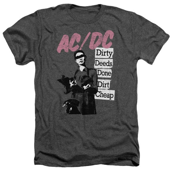 Men's AC/DC Dirty Deeds T-shirt Small Grey