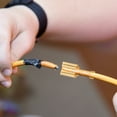 thumbnail image 2 of Conectores de horquilla con terminales prensados en frío con manguitos aislantes Conectores eléctricos de cables Kit de amplificador de calibre 4 Altavoz, 2 of 6
