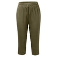 thumbnail image 5 of Kelon Yoga Pants, Plus Size Capri Yoga Sweatpants for Women with Pockets-Stretchy Yoga Pants Casual Loose High Waist Workout Leggings, L, 5 of 6