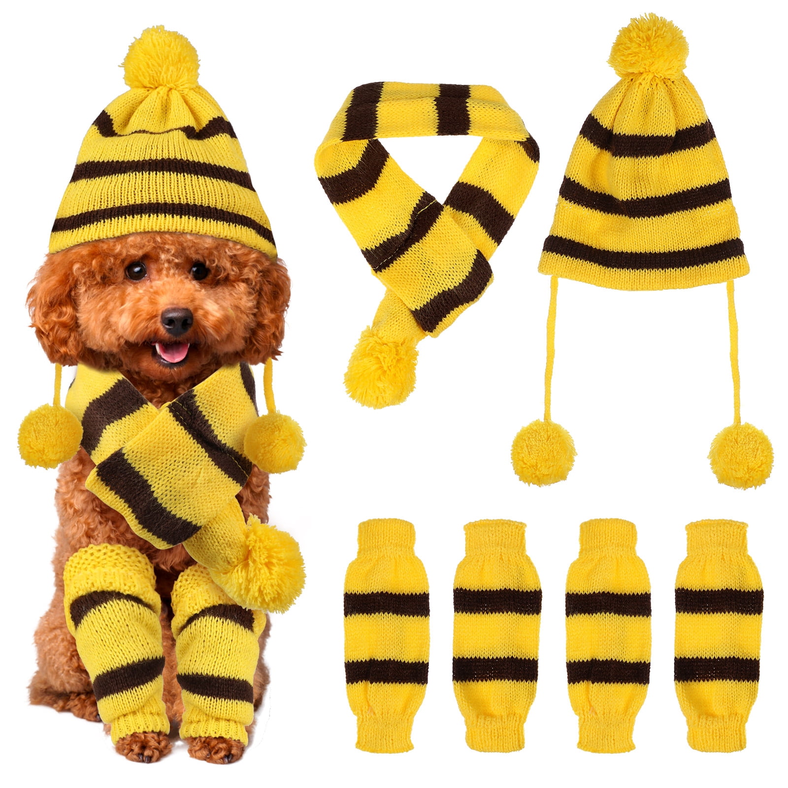 LABSERRON Winter Accessories Dog Beanie Hats Knit Hat for Dog 1Set