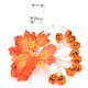 thumbnail image 2 of Cadena de luces, 20 LED, hoja de Halloween, calabaza, luces decorativas, cadena de luces LED, rendimiento confiable, 2 of 8