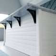 thumbnail image 7 of Ekena Millwork 2"W x 10"D x 12"H Nevio Wrought Iron Bracket, (Triple center brace), Antiqued Silver, 7 of 7
