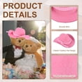 thumbnail image 3 of Uxcell Mini Cowboy Hats, Pink Miniature Western Cowboy Hat Tiny Dollhouse Accessories for Crafts Dolls Wedding Party Dress Decoration Hair Accessories Snowman,2.6 x 2 x 1.2 Inch, 3 of 6