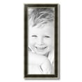 thumbnail image 2 of ArtToFrames 9" x 22" Black Panel With Silver Lip Picture Frame, 9x22 inch Multi Wood Poster Frame (WOM-5093),  Pack, 2 of 7
