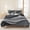 Black, variant on 3 Pieces Queen Quilt Set,Independence Day Pug Soft Bedding Sets with 1 Quilt & 2 Pillow Shams,250th Anniversary Flowers Firework Summer Bedspread Lightweight Coverlet Comforter for All Season