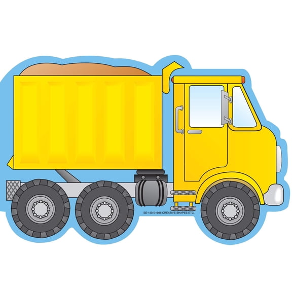 SHAPES ETC. Large Notepad - Dump Truck
