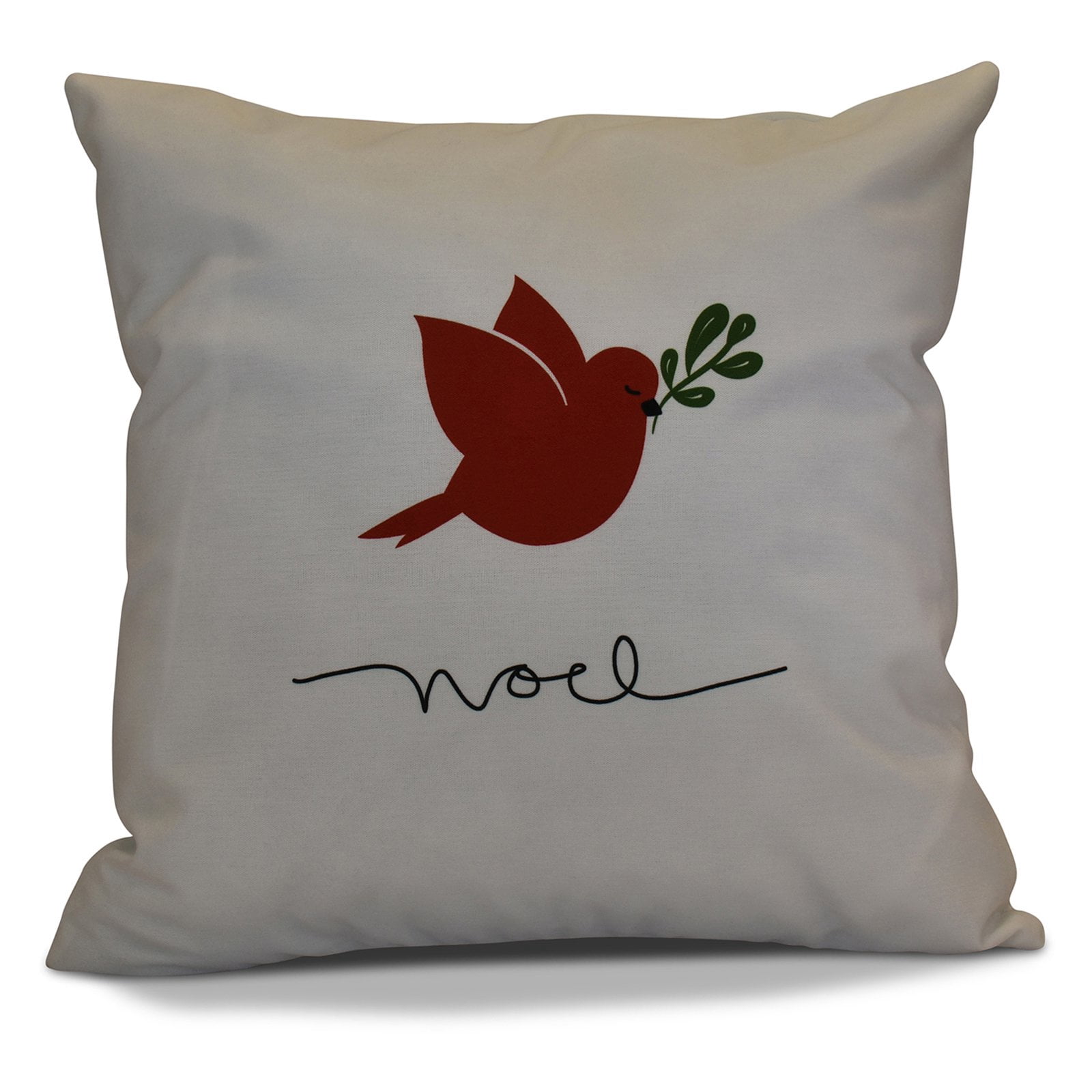 Simply Daisy 16" x 16" Noel Bird Animal Print Pillow