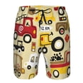 thumbnail image 4 of Kll Vehicles Men'S Casual Summer Beach Shorts Hawaiian Shorts With Pockets-Large, 4 of 9