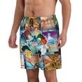 thumbnail image 2 of Dragon Wings Of Fire Mens Swim Trunks Quick Dry Board Shorts with Mesh Lining, Hawaii Beach Shorts Swimwear Bathing Suits, 2 of 7