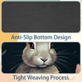 thumbnail image 4 of Rabbit Square Printed Desk Mat Gaming Mouse Pad Non-Slip Rubber Bottom 8.3x9.8 Inch - Suitable for Office and Gaming, 4 of 6