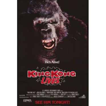 King Kong Lives - movie POSTER (Style A) (27" x 40") (1986)