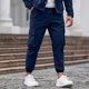 thumbnail image 2 of Kalauyu Cargo Joggers for Men Relaxed Fit Drawstring Elastic Waist Cargo Pants Outdoor Tapered Hiking Pants, 2 of 6